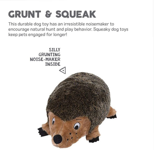 Imagen 4 de 8 de Outward Hound Hedgehogz Squeaky Dog Toy - Cuddly Soft Toy Fo