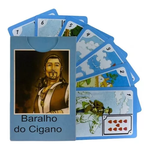 Baralho Tarot do Cigano Vladimir Deck 36 Cartas Oráculo em