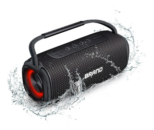 Altavoz Bluetooth Portátil Resistente Al Agua 20w Luz Rgb