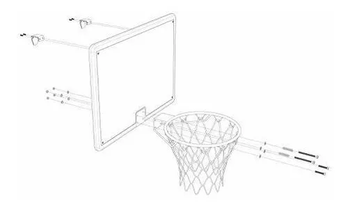 Canasta De Baloncesto Con Gancho, 32 X23 , Interior/exterior