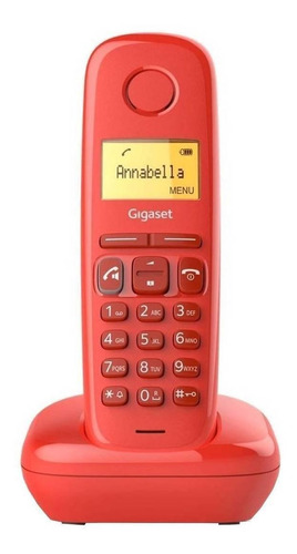 Teléfono Gigaset A270 inalámbrico - color rojo