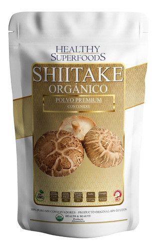 Shiitake Premium Organico Polvo 500g 