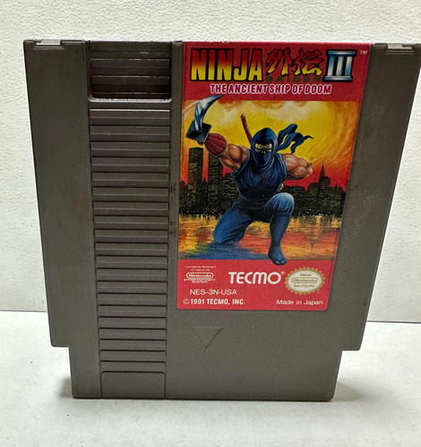 Ninja Gaiden Iii The Ancient Ship Of Doom | Nintendo Nes (Reacondicionado)