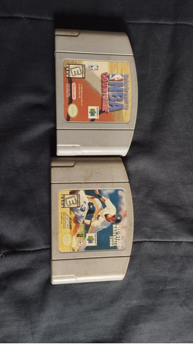 Juego Nintendo 64: Nba Courtside Y All Star Baseball 2000.