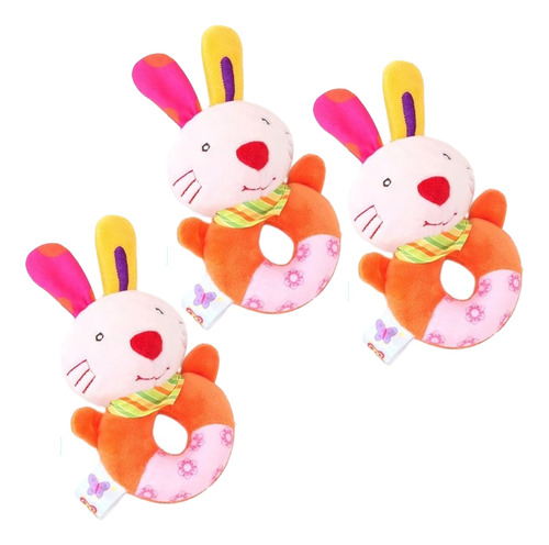 Juguetes De Peluche 3pcs Bebé Mano Sonajero Shake