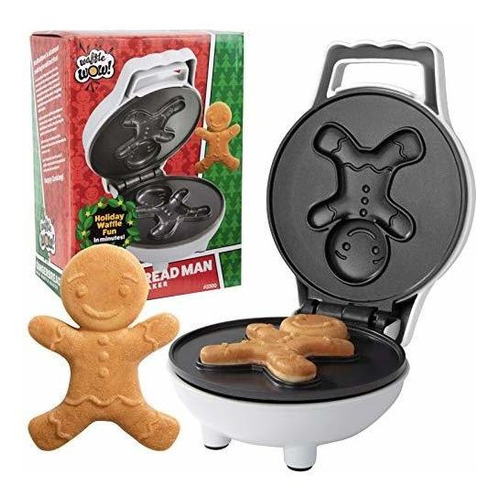 Gingerbread Man Mini Waffle Maker - Haz Que Esta Navidad Sea