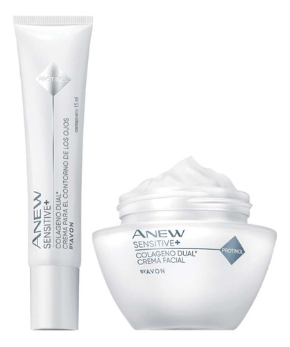 Anew Sensitive+ Combo X 2 Crema Facial+ Contorno De Ojos.