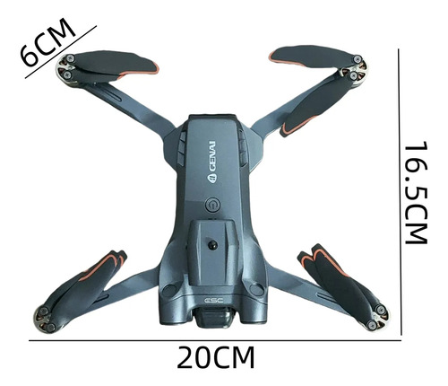 Drone Ls-s1s Max Câmera 4k Motores Sem Escova Com 2 Baterias + Dual Câmera 6k Preto 2.4ghz
