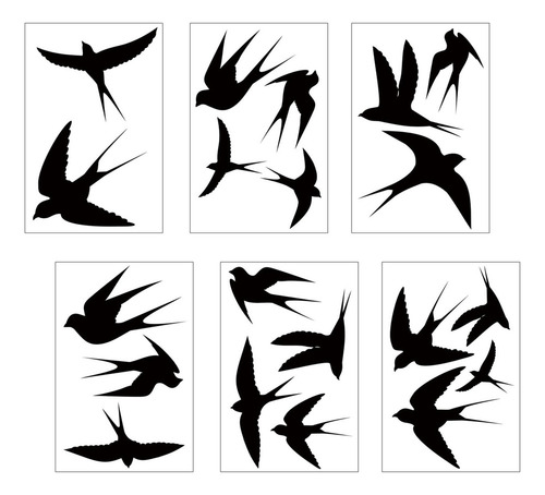 / Pegatinas De Pájaros Pegatinas De Ventana Anticolisión 6