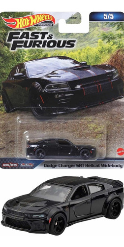 Hot Wheels Premium Dodge Charger Srt Hellcat Widebody