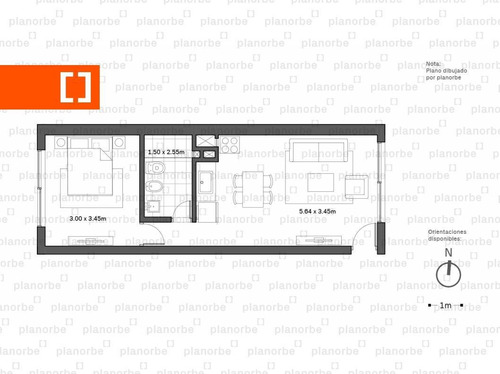 Venta De Apartamento Obra Construcción 1 Dormitorio En Palermo, Frugoni Plaza Unidad 205