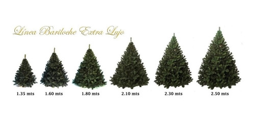 Imagen 2 de 9 de Árbol De Navidad Extra Lujo Bariloche 1,35 Mts. - Sheshu