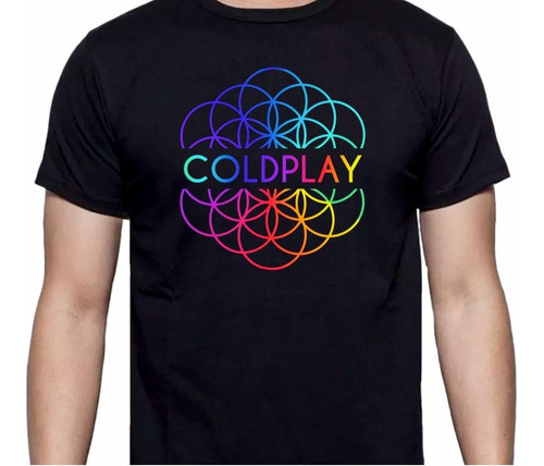 Coldplay - Logo Color - Música - Polera - Cyco Records