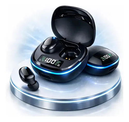 Fone De Ouvido Bluetooth Sem Fio Tws Graves Potentes Bateria Longa Duração C/ Microfone Compatível Com Todos Os Celulares Notebook Tablet Computador
