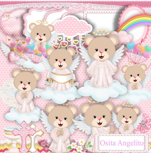 Kit Digital Osita Angelito Clipart Png