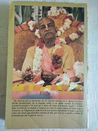 Libro El Nectar De La Devolución A.c. Bhaktivedanta V (Usado)