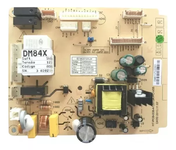 Segunda imagem para pesquisa de placa potencia geladeira electrolux dm84x a96969508 original