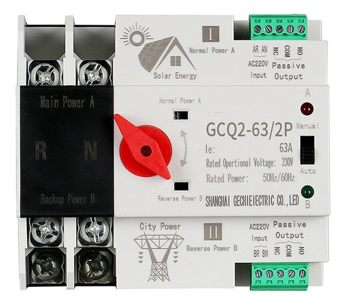 Interruptor De Transferência Automática Ats De Energia Solar