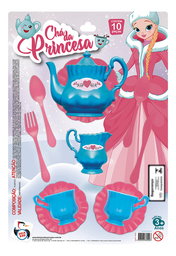 Brincadeira Infantil Chá Da Princesa Pica-pau Brinquedos 