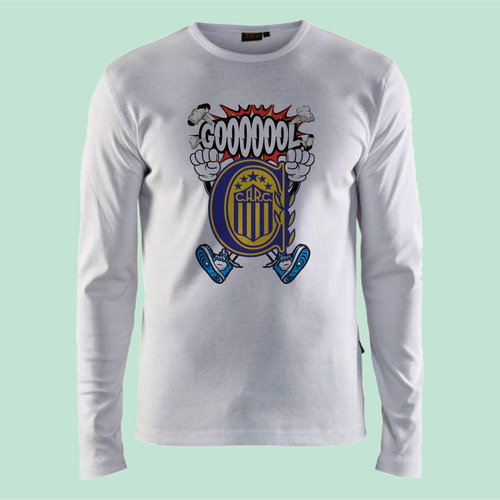 Remeras Manga Larga Rosario Central Adultos Termicas - 9001