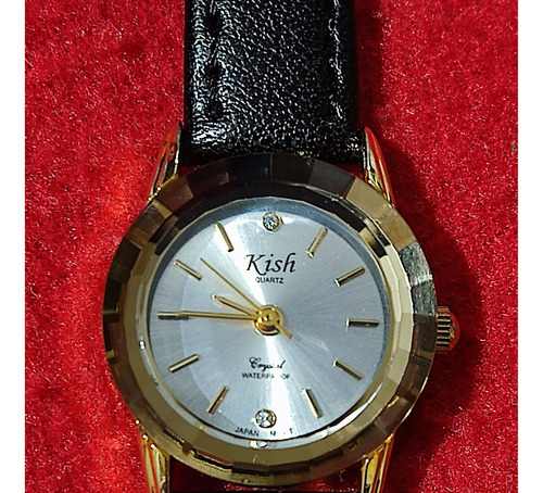 Reloj Mujer, Kish Crystal, Quartz, Japan Movt (vintage).