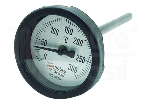 Termômetro Analógico 0-300 Graus P/ Caldeiras,fornos,estufas