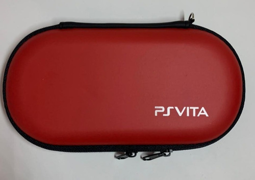 Capa Estojo Case Bag Bolsa Para Guardar Ps Vita Case Cor Vermelho