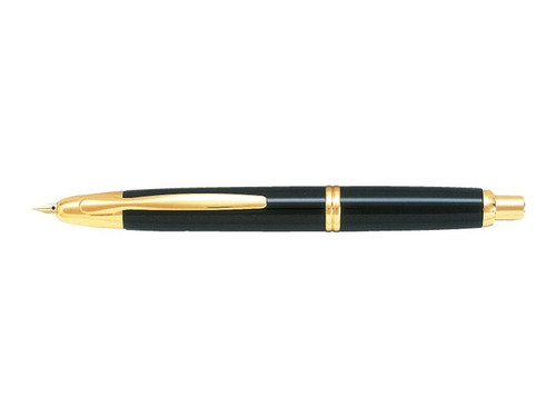 Lapicera Pluma Pilot Retractil Capless Negro C/ Dorado