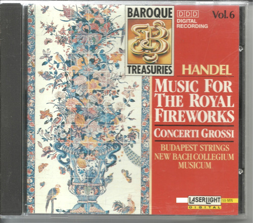 Cd. Handel | Music For The Royal Fireworks Vol. 6