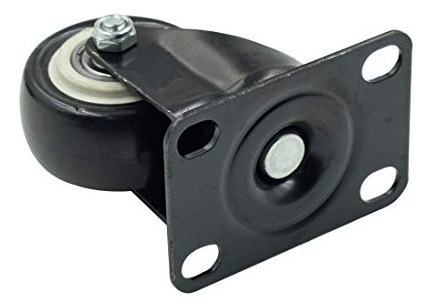 Ruedas Giratorias 2puLG 4pcs, Base De Goma, Carga 50kg, Sin