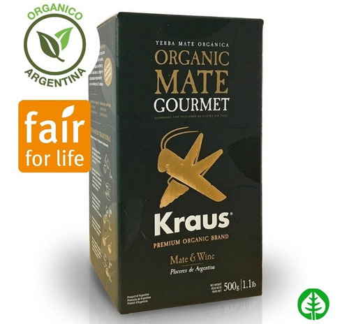 Kraus Gourmet® Orgánica Fair Trade Yerba Mate 500g