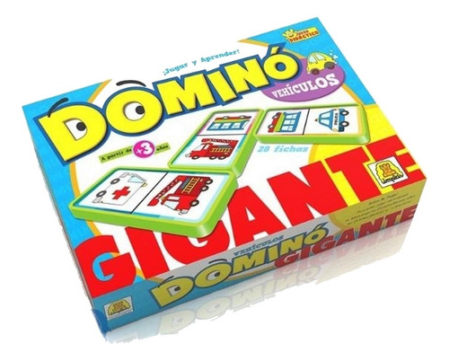 Domino Gigante Implas De Vehículos A Partir De 3 Años