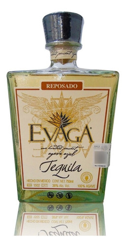 Tequila Evaga Ultra Premium Reposado 750 Ml.