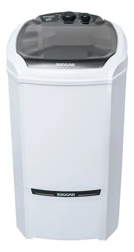 Máquina De Lavar Semiautomática 20kg Lavamax Eco Suggar 220v Branco