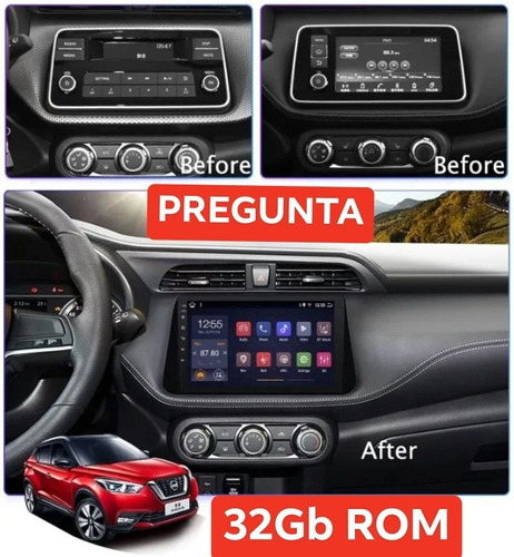 Estereo Nissan Kicks 17 22 Pantalla Android Radio Wifi Bt Gp