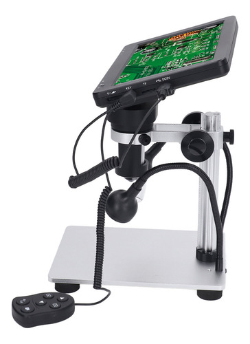 Microscopio Digital Usb, Pantalla Lcd Hd De 7 Pulgadas, 1200