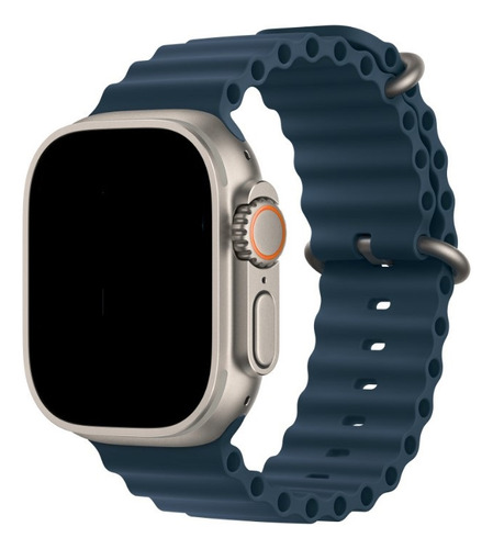 Pulseira Oceano Para Apple Watch Ultra 49mm - Azul