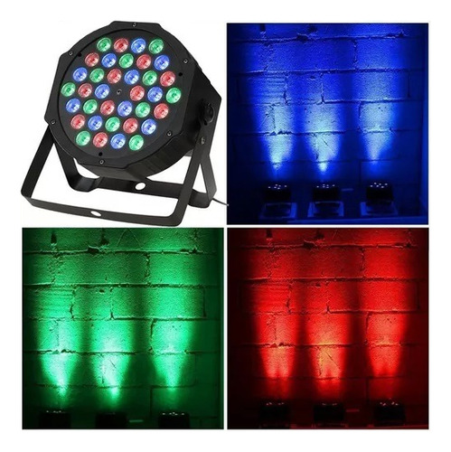Refletor Canhão Par Led 36led Rgbw Dmx Strobo Dj 110/220v