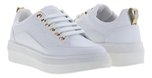 Tenis Sneakers Dama Plataforma Con Detalles Modernos 