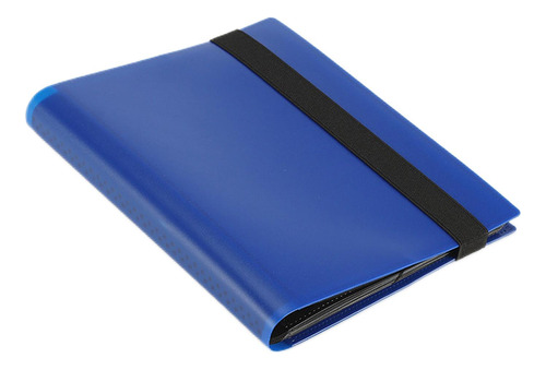 Capacidade De 160 Cartões 8 Protetores De 211x176x22mm Azul