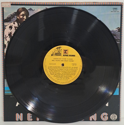 Lp Neil Young - American Stars 'n Bars (1977) Com Encarte (Usado)