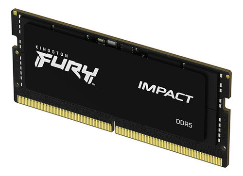 Memoria Ram So-dimm Kingston Fury Impact Black Ddr5 32gb