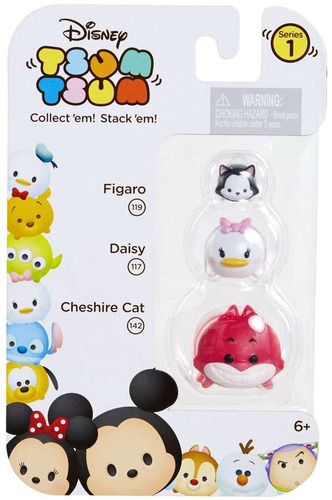 3-pack Disney Tsum Tsum Serie 1 Figaro Daisy Y Minifigura