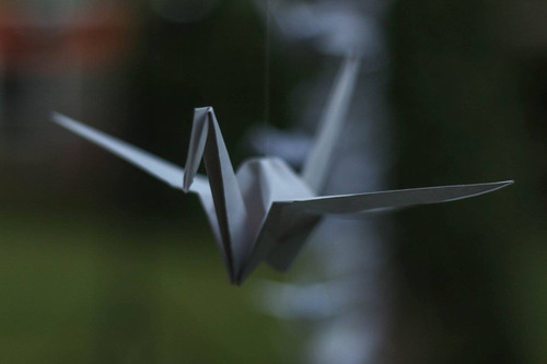 Cortina De Grullas De Origami
