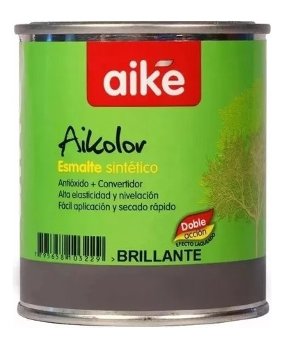 Sintetico Blanco Satinado Aike X 4 Lt Efecto Laqueado