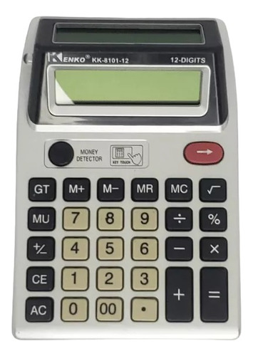 Calculadora Kenko Kk-8101-12 Doble Visor Escritorio Comercio