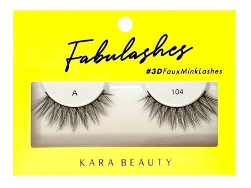 Kara Beauty Pestañas Postizas Fabulashes 3d Minklashes A104