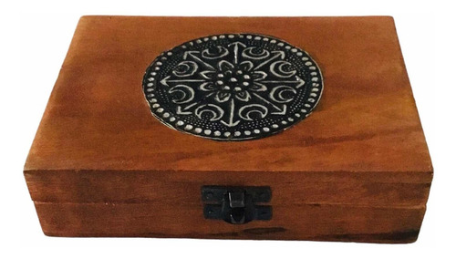 Caja Decorativa Madera Artesanal