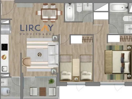 Arriendo Departamento Amoblado Frente Universidad De Talca.