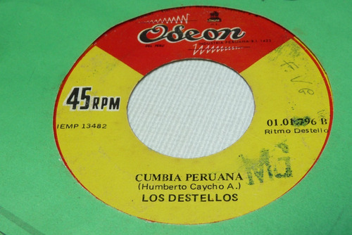 Jch- Los Destellos Cumbia Peruana / Dulce Amor 45 Rpm